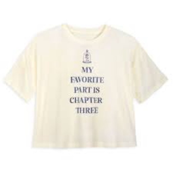 Disney Tops - Disney belle tshirt oversized crop
